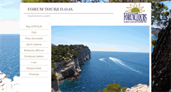 Desktop Screenshot of forumtours.hr